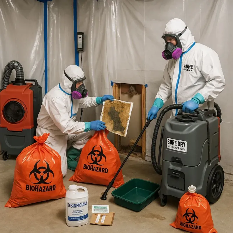 Contaminated Water Handling Protocols process in Towner, ND