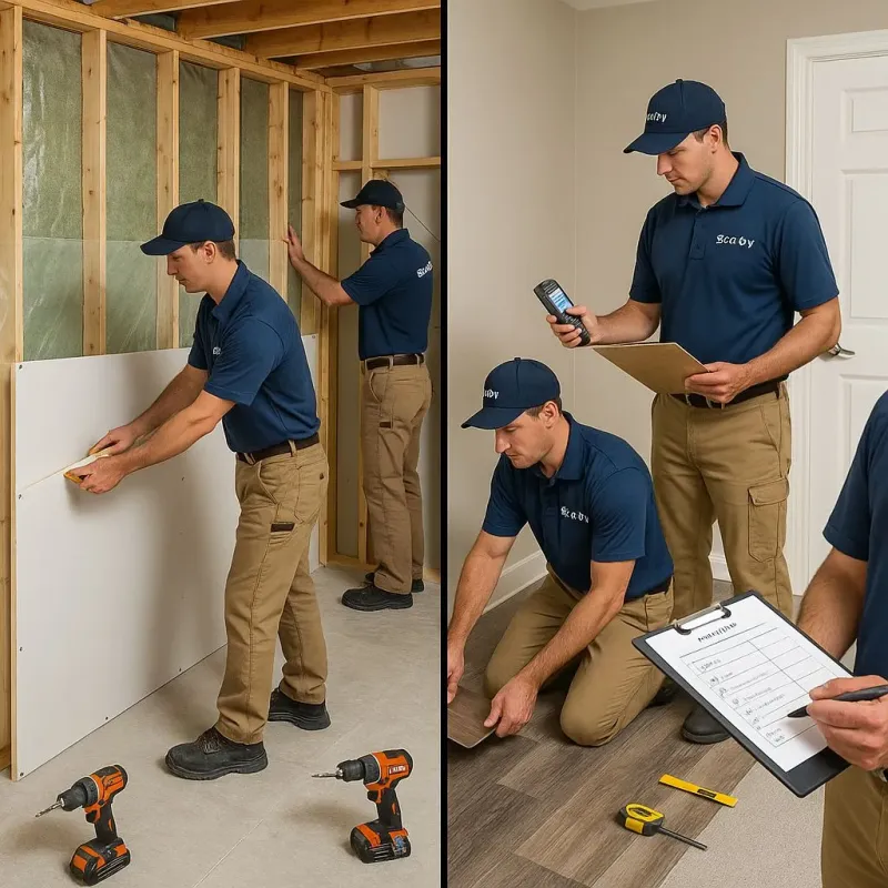 Repairs and Reconstruction process in Towner, ND
